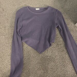 Women's Purple Long Sleeve Top